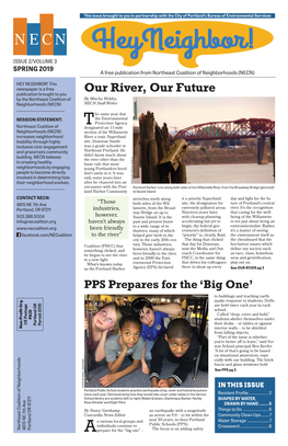 Our River, Our Future by the Northeast Coalition of by Mischa Webley, Neighborhoods (NECN) NECN Staff Writer