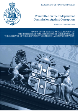 Committee on the Independent Commission Against Corruption