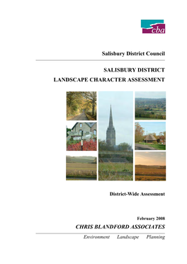 Salisbury District Council SALISBURY DISTRICT LANDSCAPE