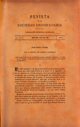 Revista De La Sociedad Universitaria