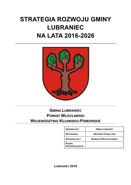 Strategia Rozwoju Gminy Lubraniec Na Lata 2016-2026