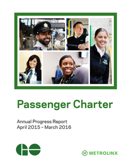 Annual Progress Report April 2015 – March 2016 Letter from Mary Proc