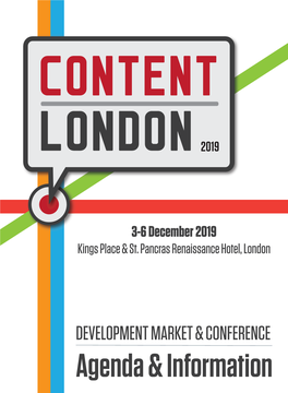 To Download the Full Content London 2019 Agenda