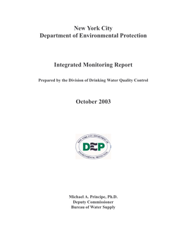 New York City Department of Environmental Protection Integrated