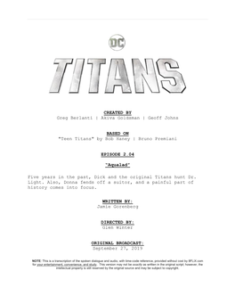 Titans" by Bob Haney | Bruno Premiani