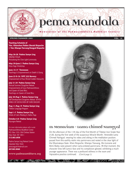 Pema Mandala