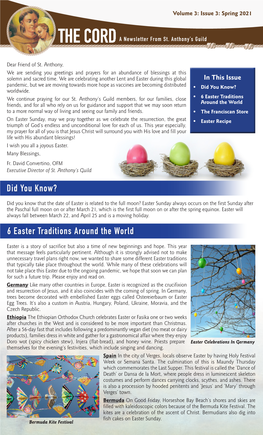 THE CORD a Newsletter from St