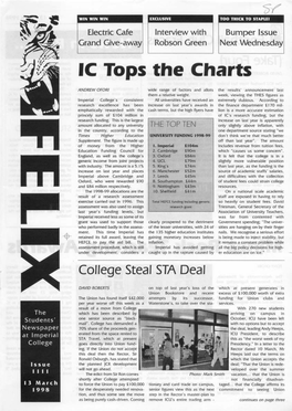 Felix Issue 1103, 1998