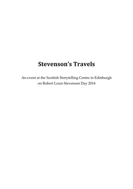 Stevenson's Travels