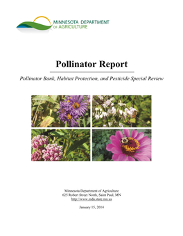 Pollinator Report, January 2014