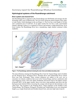 Summary Report for Ruamāhanga Whaitua Committee