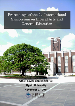 Proceedings of the 2Nd International Symposium on Liberal Arts and General Education