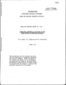 World Bank Document