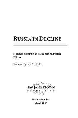 Russia in Decline ______