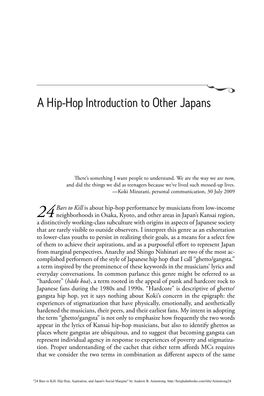 A Hip-Hop Introduction to Other Japans
