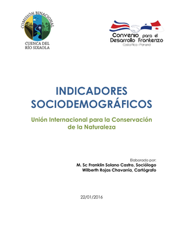 Indicadores Sociodemográficos