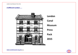 Download London Canal Museum Press Pack