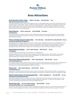 Area Attractions