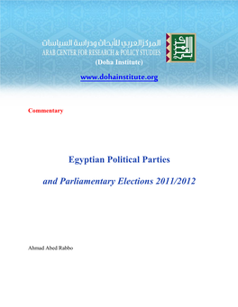 Egyptian Political Parties and