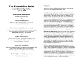 The Extradition Series Leaven Community, Portland