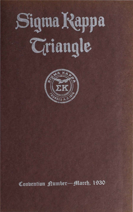 Skt Sigma Kappa Triangle Vol 2
