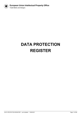 Data Protection Register