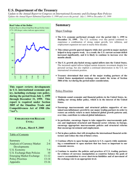 Update to 1999 FX Report