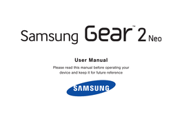 Generic SM-R381 Gear 2 Neo User Manual