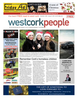 FREE GIFT GUIDE Remember Cork's Homeless Children a Taste Of