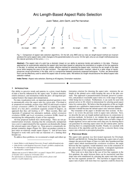 Arc Length-Based Aspect Ratio Selection