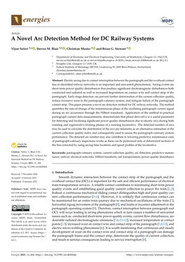 A Novel Arc Detection Method for DC Railway Systems