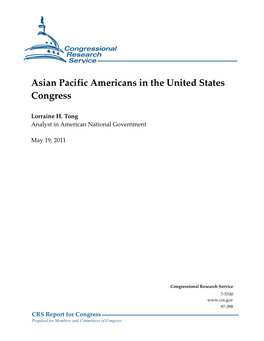 Asian Pacific Americans in the United States Congress