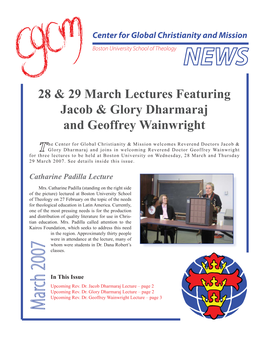 March 2007 Newsletter No. 1