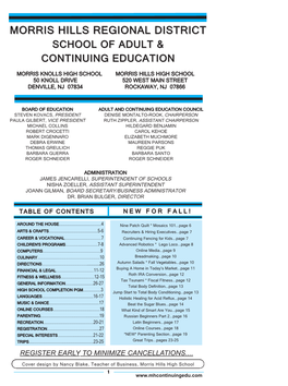 Morris Hills Regional District Is $25 Per Semester