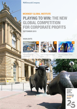 The New Global Competition for Corporate Profits September 2015