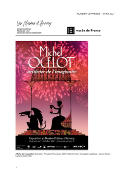 Dossier De Presse-Ocelot-Exposition-Musee-Chateau-Annecy-2021.Pdf