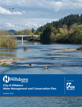 City of Hillsboro Water Management and Conservation Plan