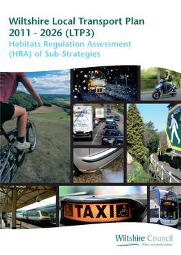 Wiltshire Local Transport Plan 2011 – 2026 (LTP3)