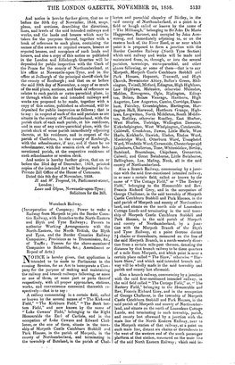 The London Gazette, November 26, 1858. 5133