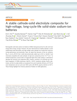 Link to the Creative Performed in Part at the San Diego Nanotechnology Infrastructure (SDNI), a Member of Commons License, and Indicate If Changes Were Made