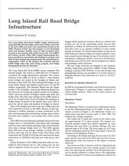 Long Island Rail Road Bridge Infrastructure