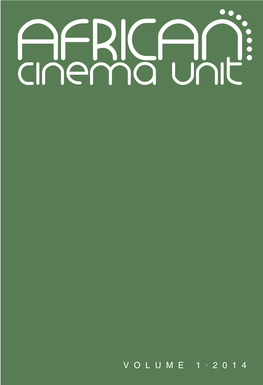 African Cinema Unit Yearbook, Volume 1[1].Pdf