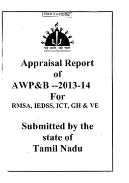 2013-14 for Submitted by the State of Tamil Nadu