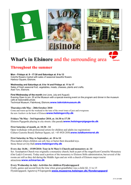 What's in Elsinore and the Surrounding Area