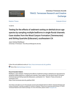 Testing for the Effects of Sediment Sorting on Detrital-Zircon Age