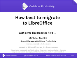 Libreoffice and Collabora