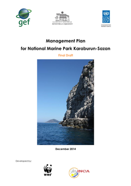 Management Plan for National Marine Park Karaburun-Sazan Final Draft