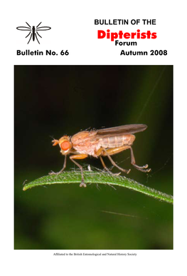 Dipterists Forum Bulletin No