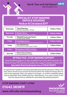 Specialist Stop Smoking