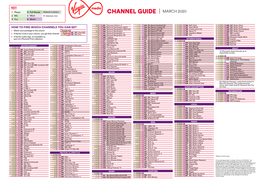 CHANNEL GUIDE MARCH 2020 2 Mix 5 Mixit + PERSONAL PICK 3 Fun 6 Maxit